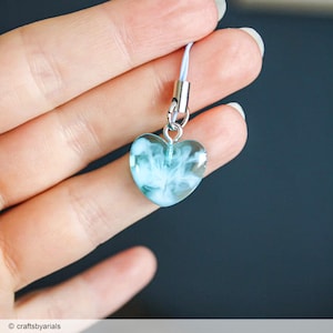 Stampo in silicone con resina epossidica Mini Heart Love: crea portachiavi, orecchini a bottone e coppia, ciondoli, anelli, bracciali, gioielli fai da te immagine 5