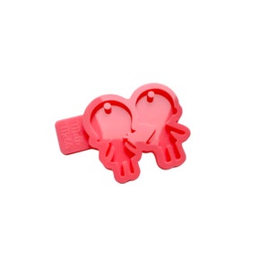 Boy & Girl Keychain Epoxy Resin Silicone Mold, Love, Cute, Sister, Brother, Family Connecting Keychain Mold , Children, Kids Keychain Mold