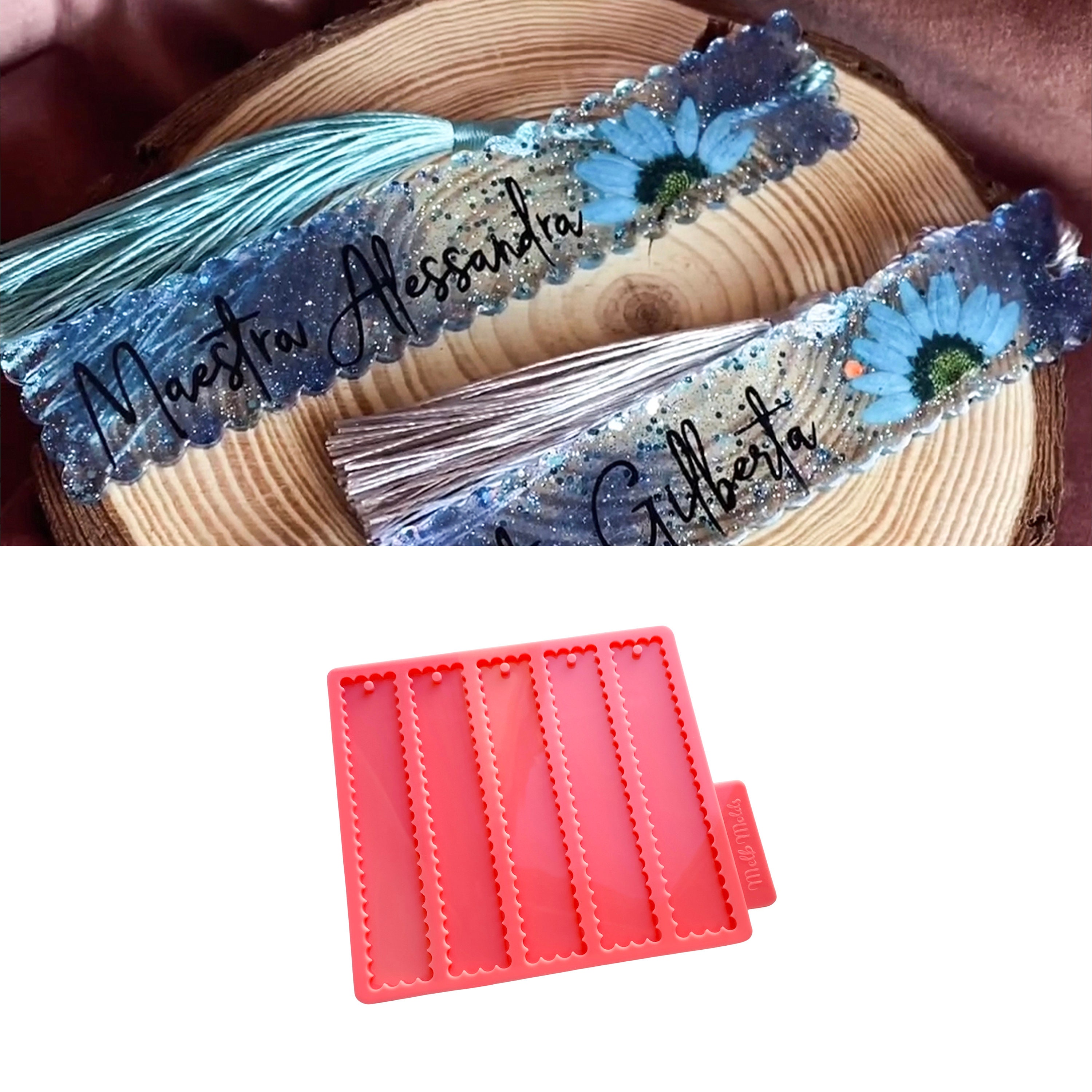 Irregular Edge Silicone Coaster Mold for Resin-epoxy Resin Molds