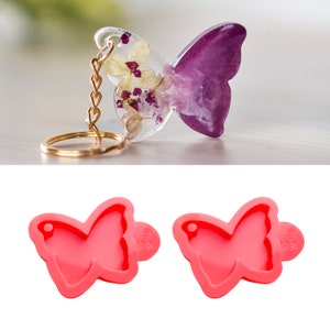 Butterfly Epoxy Resin Silicone Mold - Deep - 2Pcs - Create Keychains, Tags, Earring, & DIY Jewellery