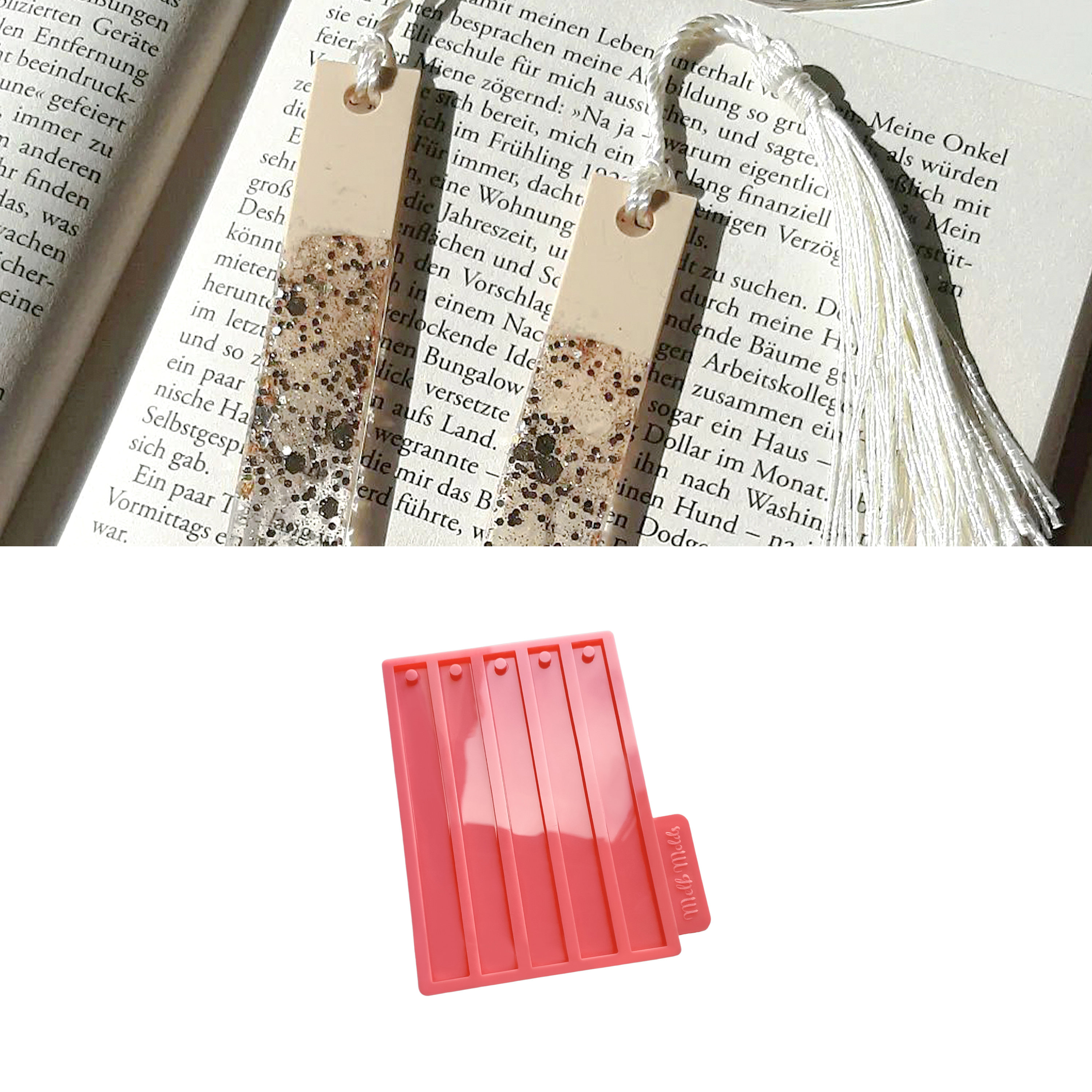 BOOKMARK MOLD Resin Bookmark Casting DIY Reader's Gift Rabbit Whale Fish  Tail Stylish Animal Bookmark Accessories 