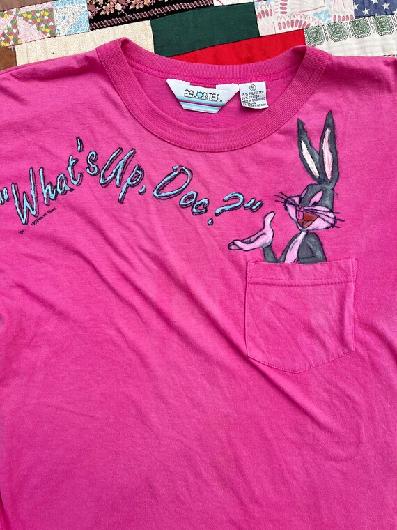 Vintage 90’s Hand Painted Bugs Bunny Tshirt - image 3