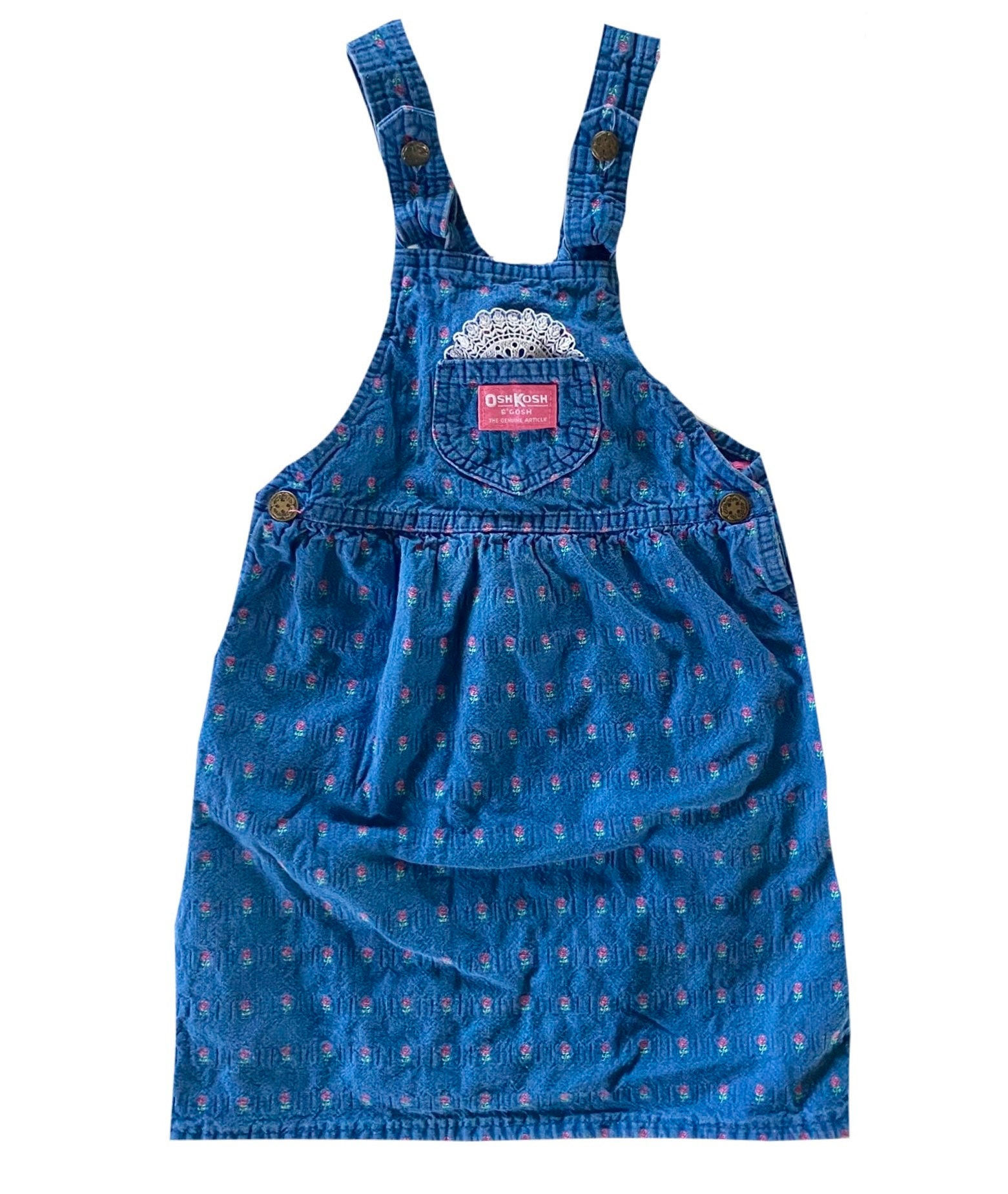Vintage 80s Oshkosh Overall Dress Kids Size 6 - Etsy Vintage 80s Oshkosh Overall Dress Kids Size 6 - Etsy