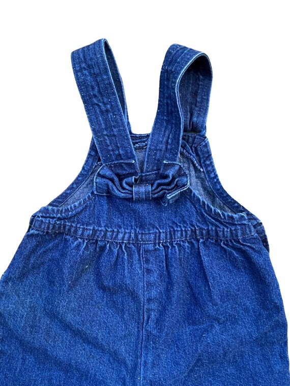 Vtg 80’s/90’s Oshkosh Denim Overalls Kids 18M - image 4