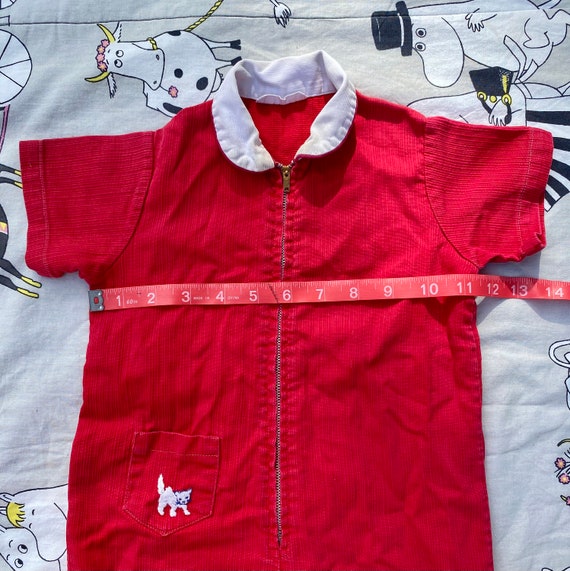 Vintage 50's Kids Zip-Up Coverall 18m - image 10