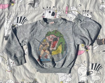 sweat-shirt vintage des années 80 He-man Monster pour enfants 3T