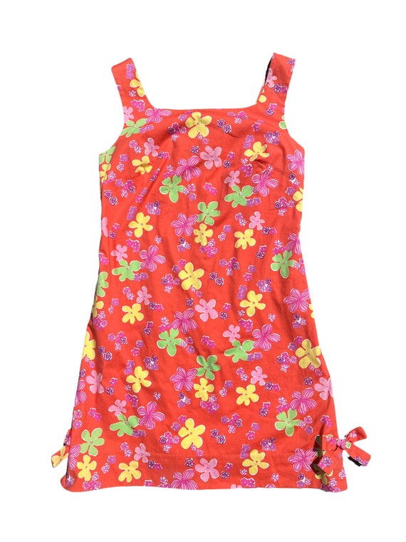 Vtg 90’s Fun Flowers Dress Adult M - image 6