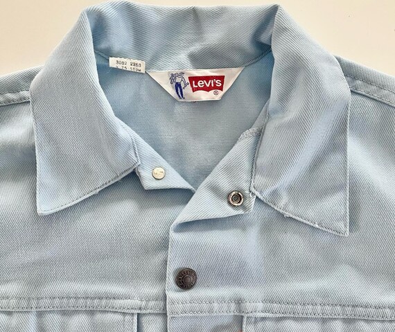 Vintage 70s Powder Blue Levis Jacket sz Small - image 2