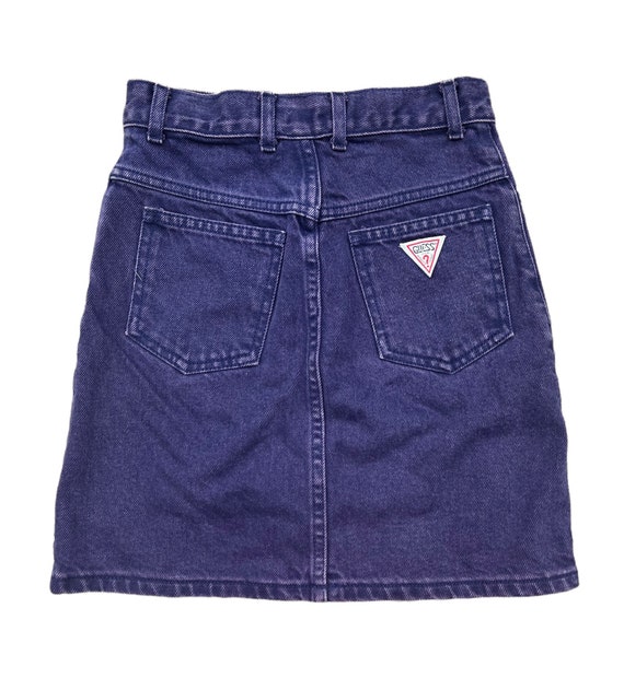 Kids 10 Vtg 80’s Guess Purple Denim Skirt