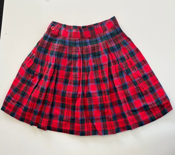 VINTAGE Lot Of 1960s 70s 80s Kids Girls Clothing Bundle Plaid 6 7 8 Boots  Skirt