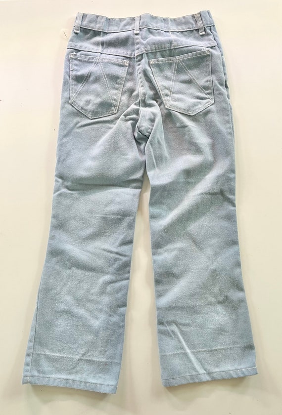 Vintage 70’s Baby Blue Pants Kids 10 - image 2