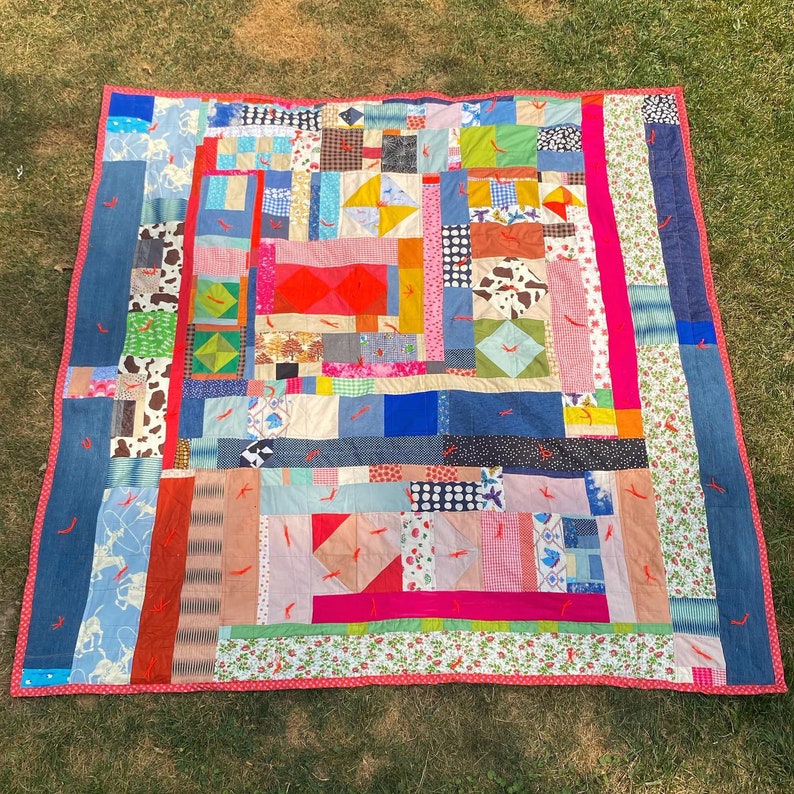 HANDMADE PATCHWORK QUILT Queen Size Etsy