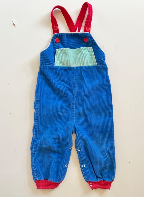 vintage corduroy overalls 1980s Gem