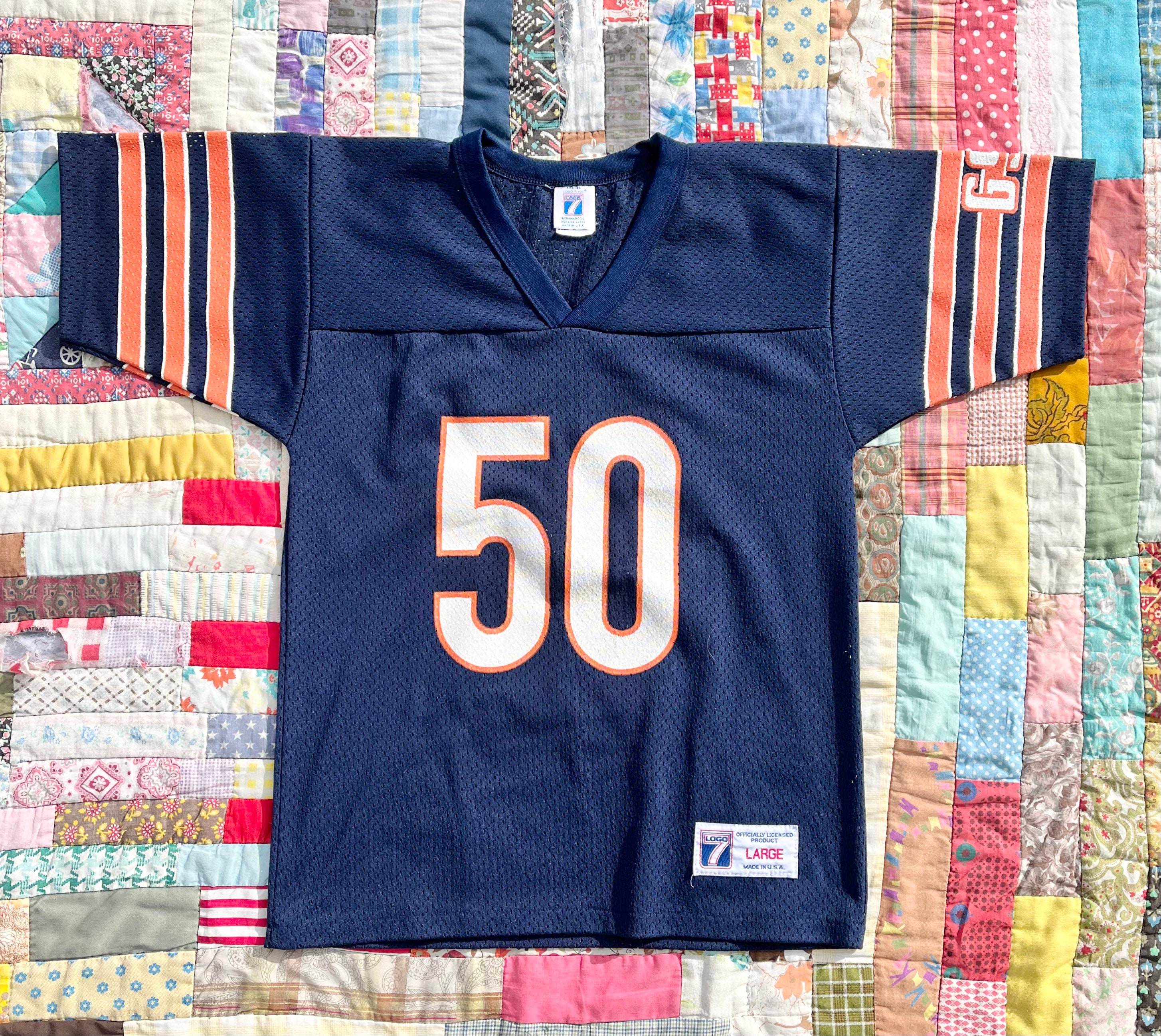 NFL Pro Line Men's Justin Fields Navy Chicago Bears Jersey