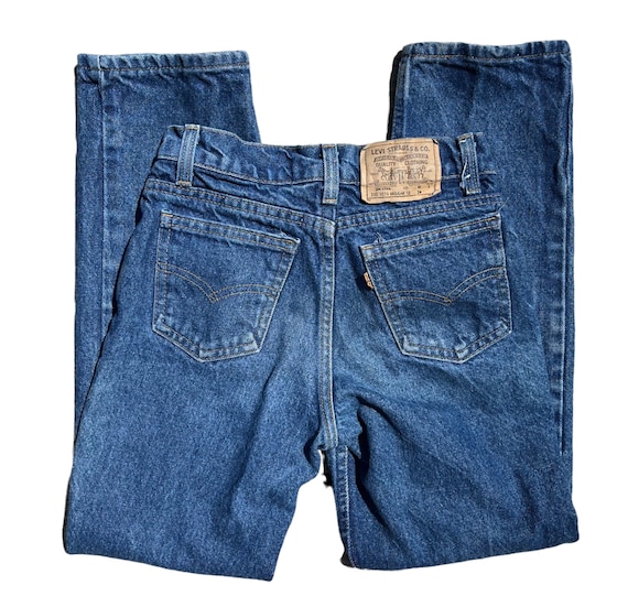 Kids 10/12 Vtg 80’s Levis Denim Jeans - image 1