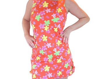 Vtg 90’s Fun Flowers Dress Adult M