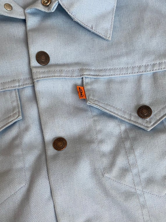 Vintage 70s Powder Blue Levis Jacket sz Small - image 4