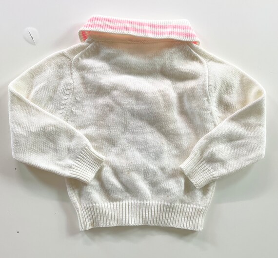 Vtg 70’s Little Girl Knit Sweater 3T Gem