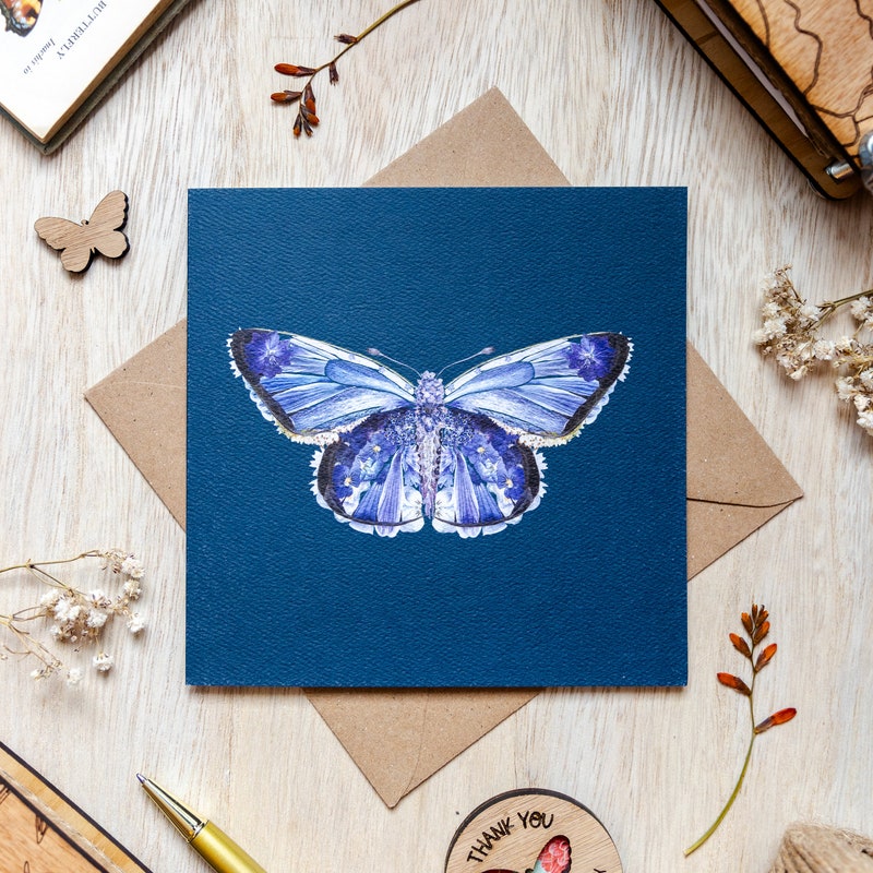 blue-insect-art-card-etsy-uk