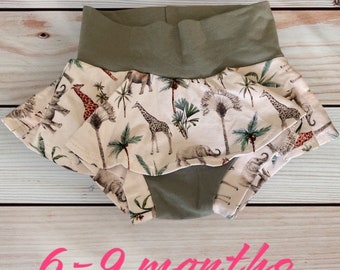 Bummies, skorts, 6-9 months, baby, girls, summer, spring