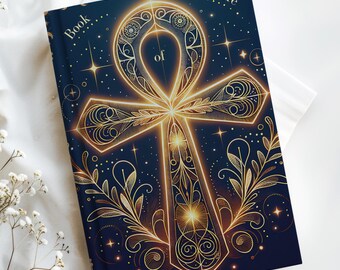 Book of Life: Divine Ankh Cross Hardcover Journal
