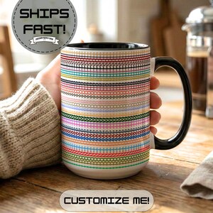 Taza de café con acento divertido: mensaje oculto con palabrota, regalo sarcástico