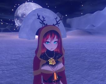 Christmas Girl Velvet VRchat Avatar 3.0