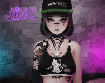 Jinx Goth Girl VRChat Avatar 3.0