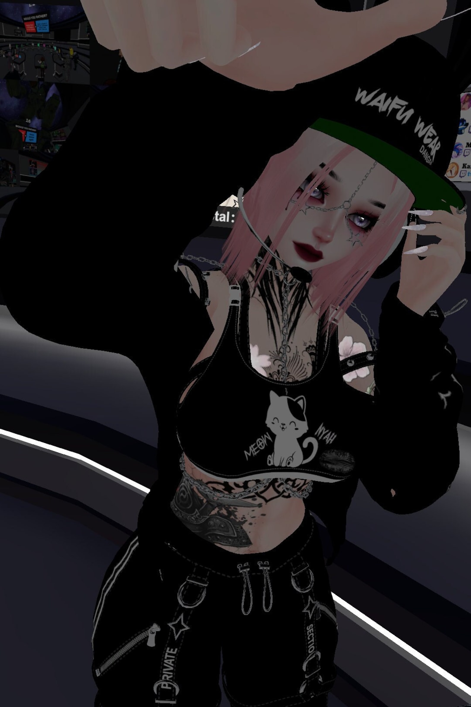Vrchat Female Kelly Goth Girl Vrchat Avatar 3.0 - Etsy