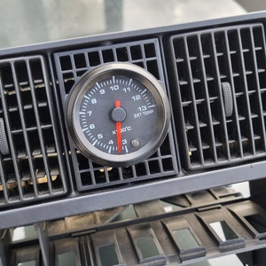 Holder suitable for boost pressure indicator Audi 80 90 B3 B4 S2 RS2 boost pressure indicator gauge instrument holder ventilation only 3D printed part!!