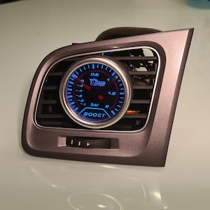 Holder suitable for boost pressure indicator VW Golf 7 boost pressure indicator gauge instrument holder ventilation Golf VII only 3D printed part!!