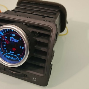 Holder suitable for boost pressure indicator VW Golf 5 boost pressure indicator gauge instrument holder ventilation Golf V only 3D printed part!!