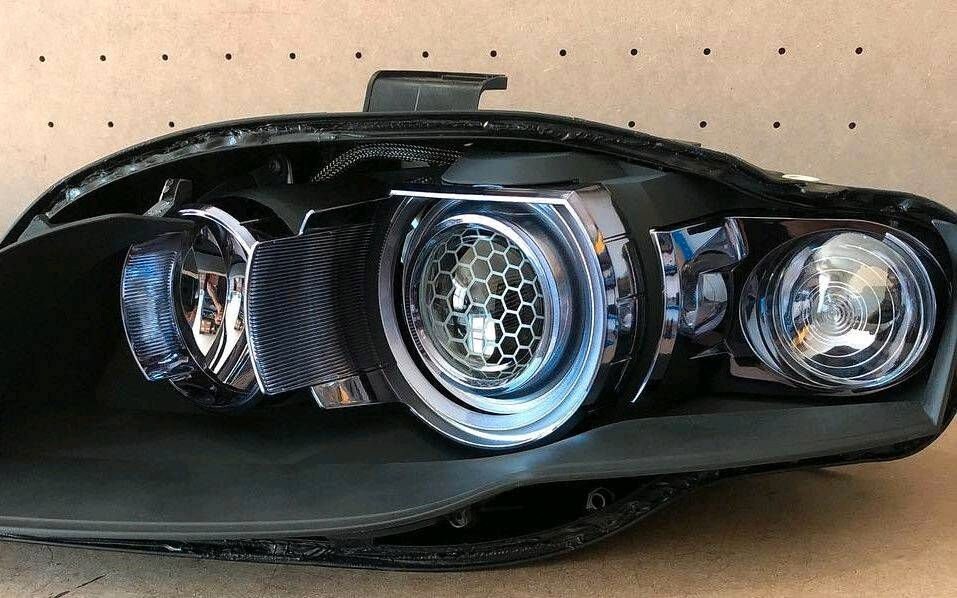 Audi RS3 RS4 RS6 Xenon Headlight Lens Etching RS Design D2S XENON for