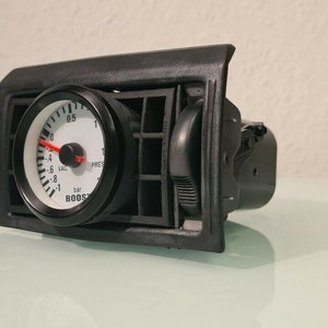 Holder suitable for boost pressure indicator VW Golf 2 boost pressure indicator gauge instrument holder ventilation Golf II