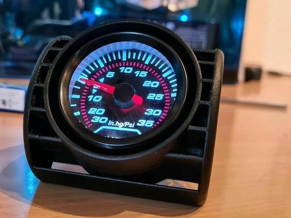 Holder for Boost Pressure Gauge Audi A4 S4 RS4 B5 Boost Pressure Gauge  Instrument Holder Ventilation A4 S4 RS4 Only 3D Printed Part 