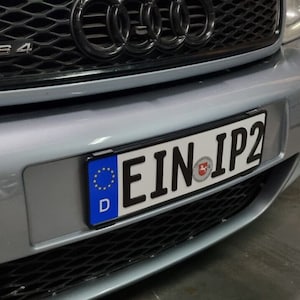 3D Printing License Plate Holder Self-adhesive Universal 3D License Plate