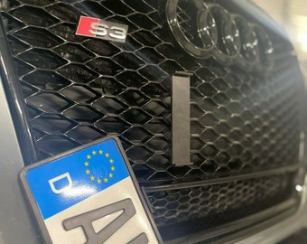 3D printen kentekenplaathouder frameloos klemmen voor Audi honingraatgrill RS