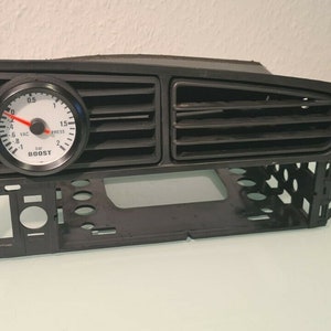 Holder suitable for boost pressure indicator VW Golf 3 boost pressure indicator gauge instrument holder ventilation only 3D printed part!!