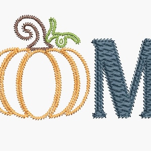 Fall Embroidery "HOME"