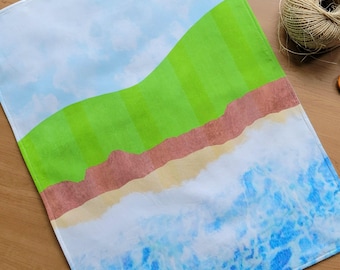 Land Air Water Felt Mat for Montessori Primary Classroom, Hands-On PreK Science Activity, Sort Animals and Transportation Toys or Pictures