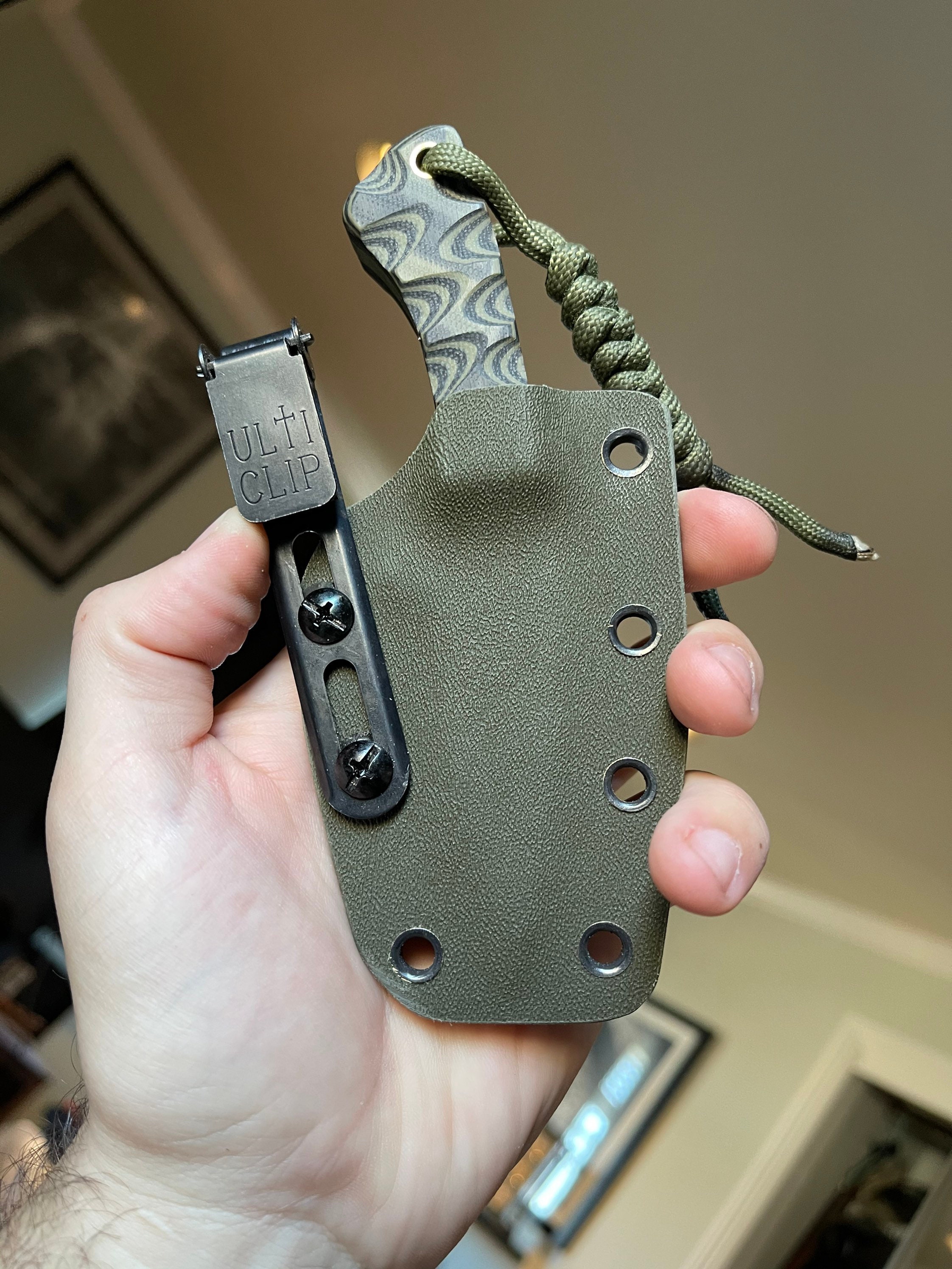 Pocket Carry Fixed Blade discounted Prototype Etsy