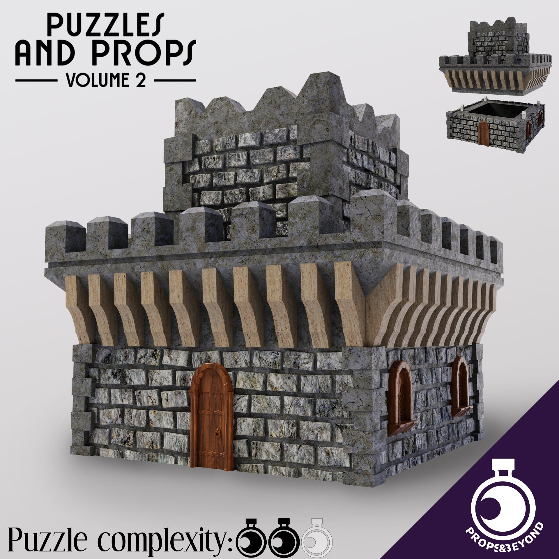 Puzzle the Castle 3D Printed Prop - Etsy
