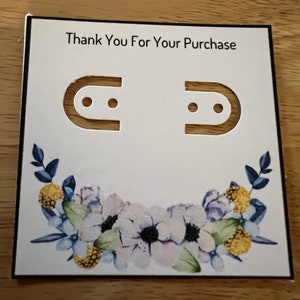 Expositores de tarjetas para pendientes/joyas x 12 piezas