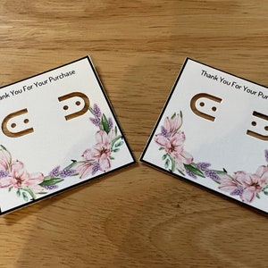 Jewelry / Earring Cards Displays 12 pieces Made to Order