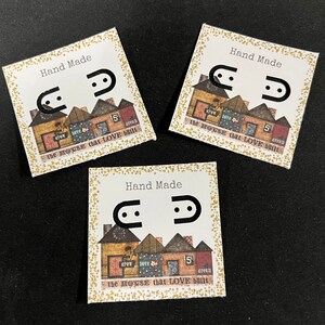 Joyas / Tarjetas de pendientes muestra 12 piezas hechas a pedido