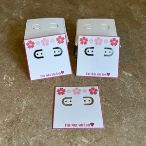 Pendientes / Tarjetas de joyería Pantallas x 12 piezas hechas a pedido