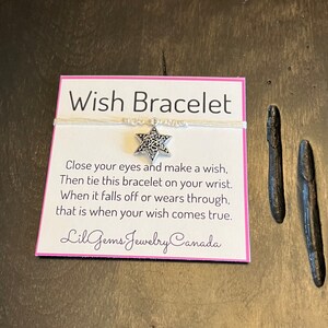 Charm Wish / friendship Bracelets Adjustable