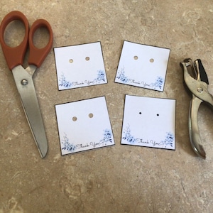 downloadable earring cards / earring display cards digital
