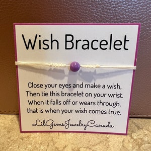 Wish / friendship Bracelets Adjustable