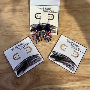 Joyas / Pendientes Tarjetas Muestra 12 piezas hechas a pedido